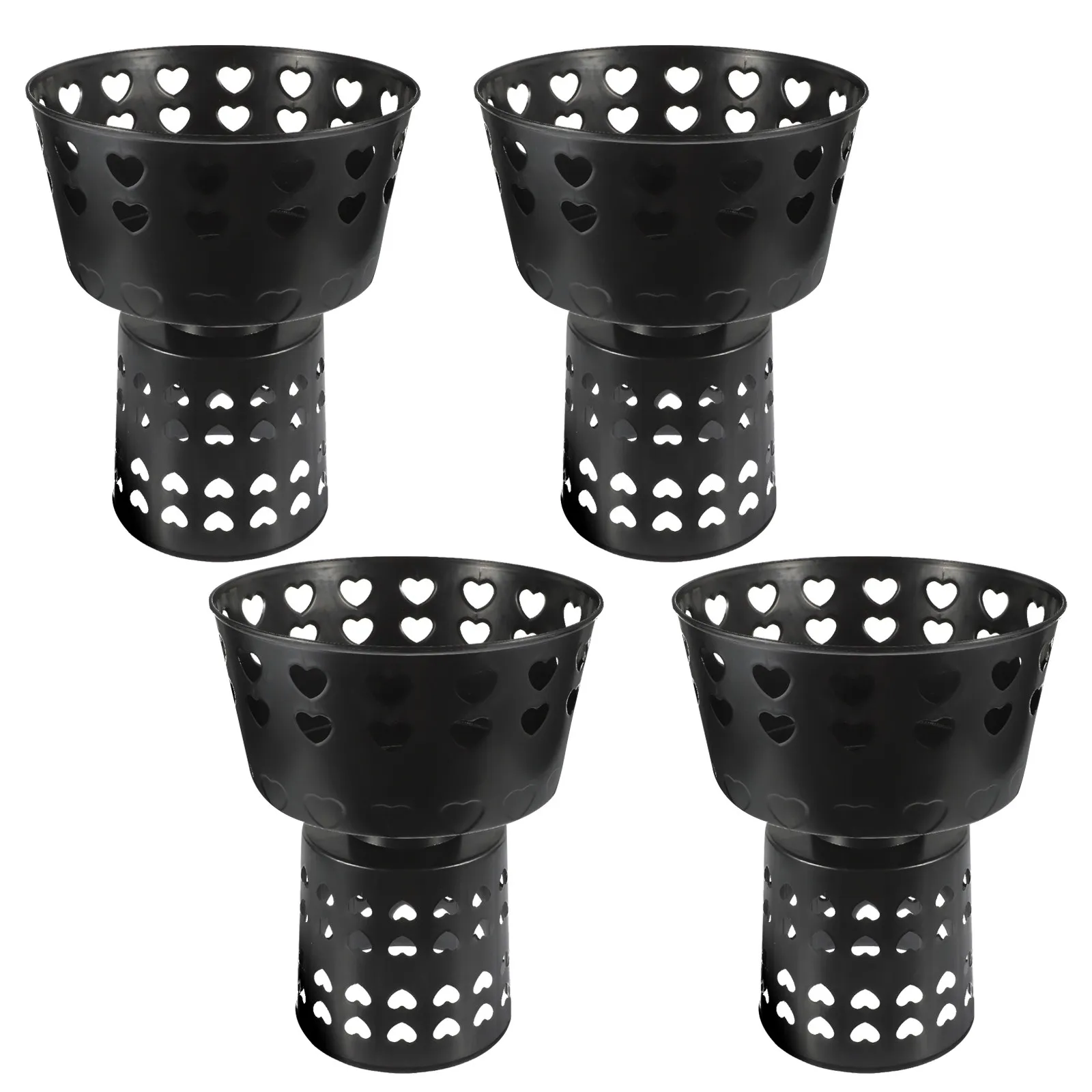 

4Pcs Plastic Flower Arrangement Base Bouquet Packing Base Floral Fixing Stand for Gift Shop Handmade DIY Flower Shop Floral