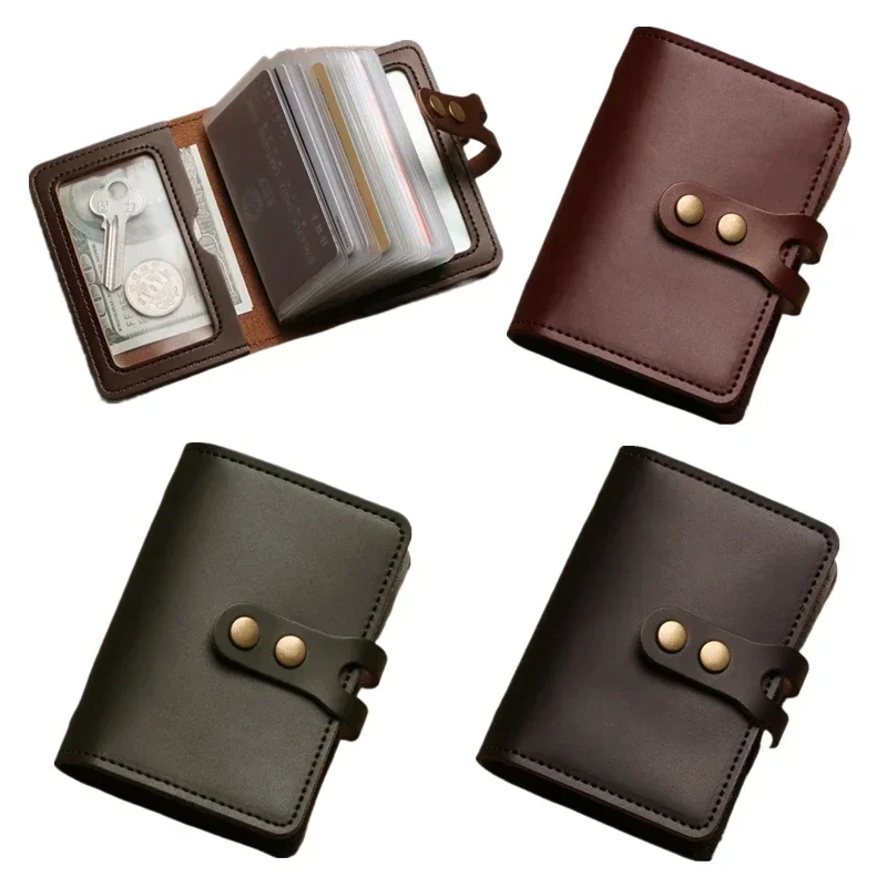 

Card Bag Bank Credit Business Cards Organizer Bag Pouch Multiple Card Slots Holder Storage Bag Purse Portable 30pcs Cards Hold