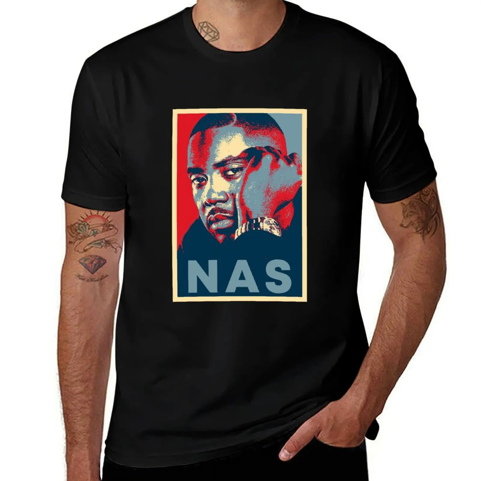 

Nas T-Shirt man t shirts high quality luxury brand t shirts for man cotton