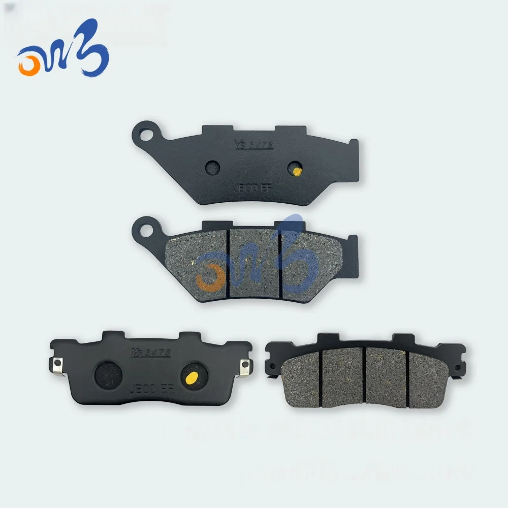 

Motorcycle Front Rear Brake Pads for Qianjiang QJMOTOR 250 Sai 250R QJ250R QJ250GS-29E Single-arm Version