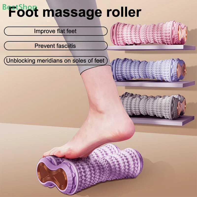 

Foot Massager Massage Roller Yoga Massage Ball Plantar Fascia Roller Muscle Relaxation Care Plastic Manual Foot Massager Rollers