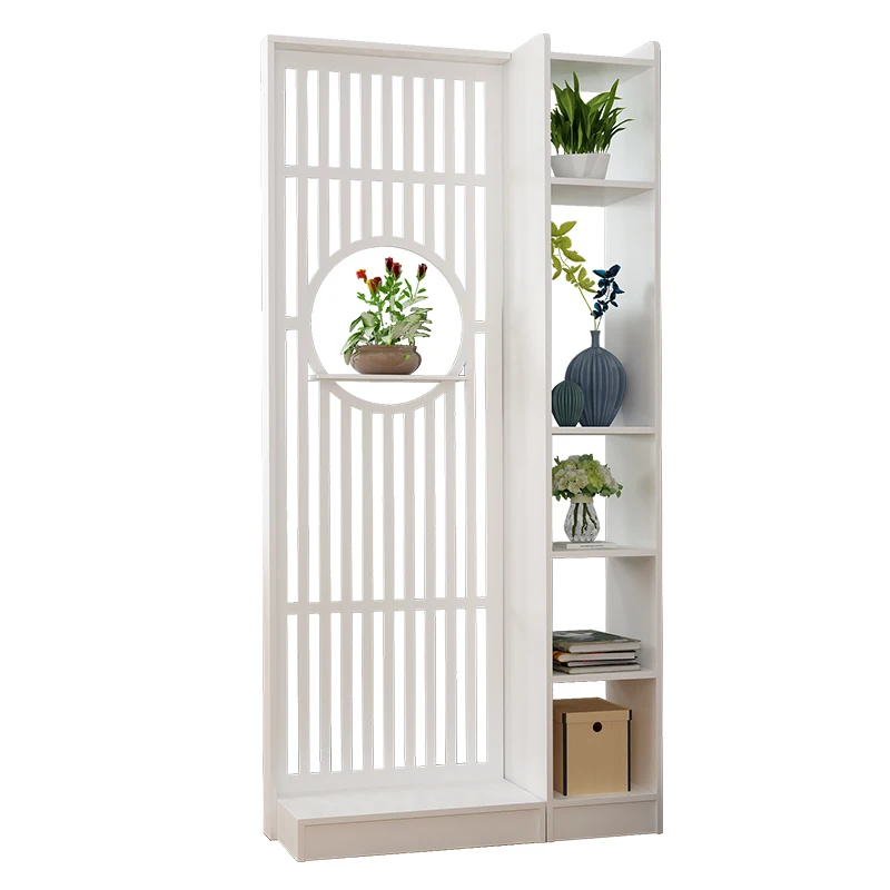 New Chinese style screen partition shelf living room decoration wall simple modern office entrance entrance entrance porch cabin