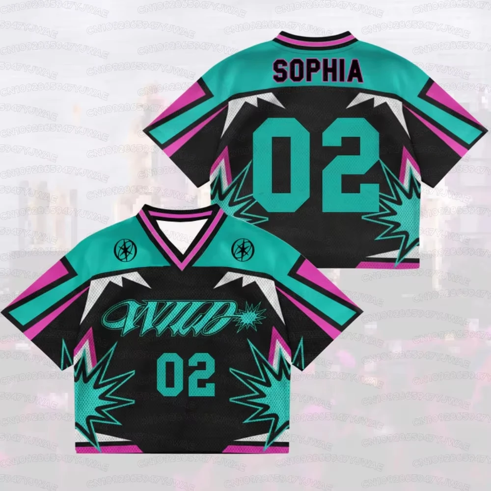 2026 new Summer Men's and Women's Style The Wild World Travel Katseye Series Fan Gift Large-Sized Fashion Street Casual T-Shirt