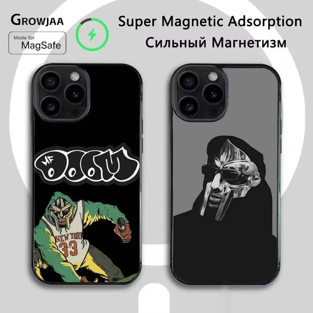 

Rapper MF DOOM Phone Case For iPhone 16e,16,15,14,13,12,11,Plus,Pro,Max,Mini Magsafe Magnetic Wireless Charging