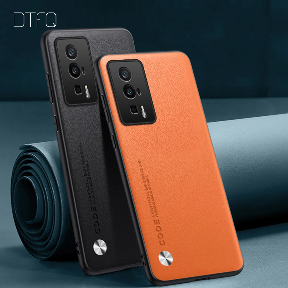 Case for POCO F5 Pro Leather Pattern Case for Xiaomi POCO F5 Coque Funda Shockproof Luxury Leather Case for POCO F5 Pro