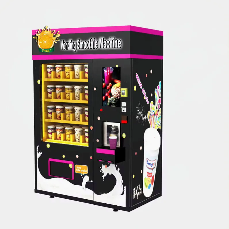 Customized Smoothie Vending Machine with Patent Price China Large Capacity Fruit Smoothie Vending Machine for Business