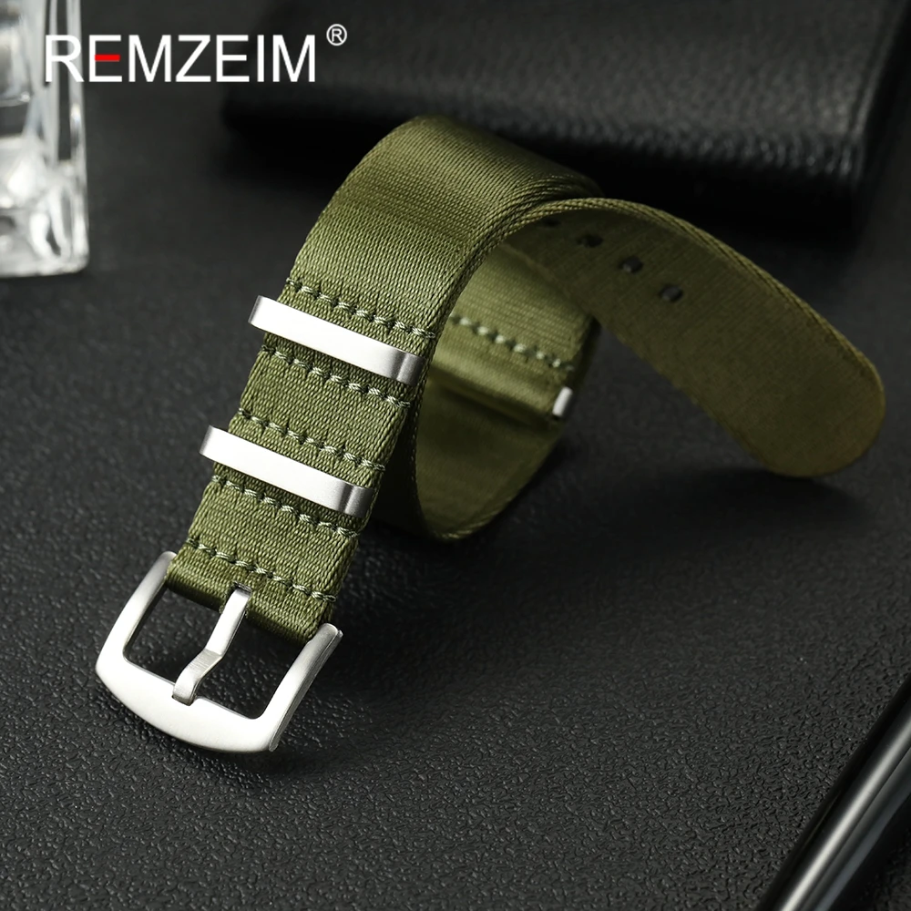 Hochwertiges, bequemes, weiches Nylon-Uhrenarmband, 20 mm, 22 mm, Uhrenarmbänder für Herren und Damen, Ersatz-Uhrenzubehör