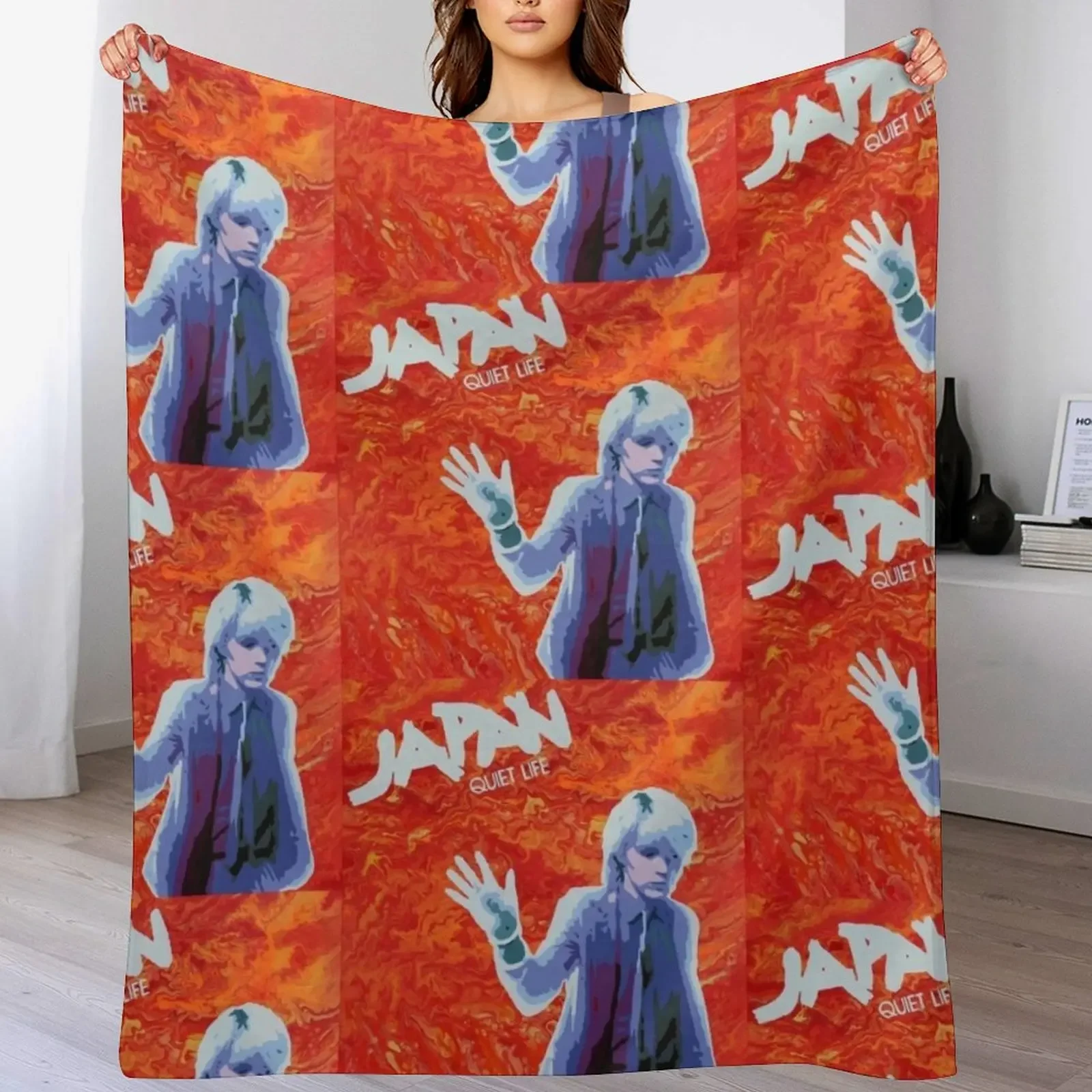 David Sylvian Throw Blanket Warm Accent Blanket for Living Room Decoration