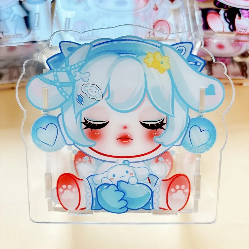 10*10cm storage box Nana Girl New style Pen holder Stationery Box Makeup Drum Acrylic Products Gift to Friends Exquisite Gift OU
