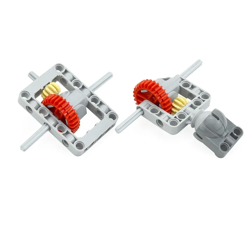 Tech-toy Building Block Parts Przekładnia różnicowa-28 zębów z okrągłym otworem na oś Cegły Przekładnia różnicowa Chanmer 65414 65413 62821