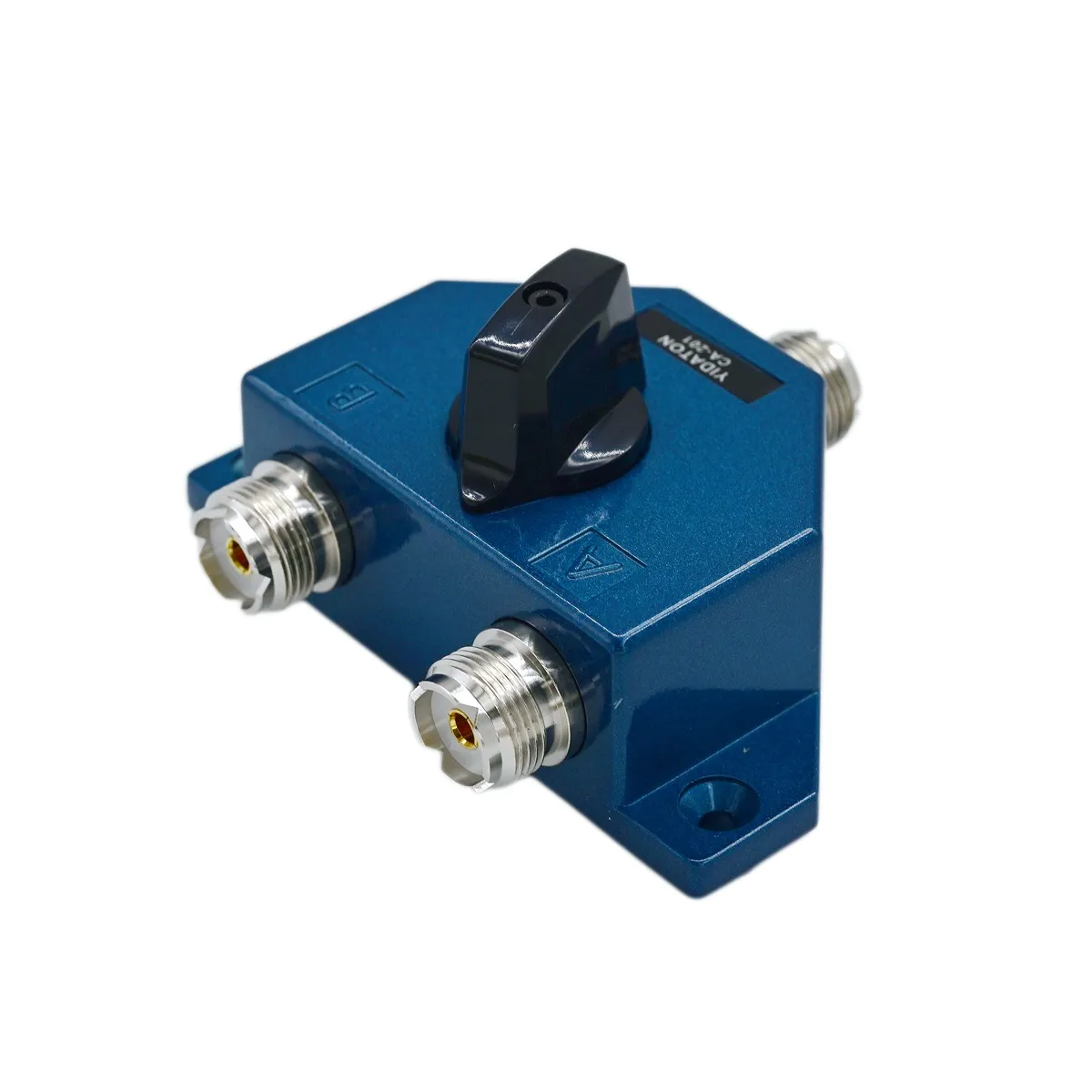 สวิตช์โคแอกเชียลเสาอากาศ CA201 แบบ 2 ตำแหน่ง หัวต่อ UHF ตัวเมีย SO239 ปลั๊ก 1.8-600 MHz HF VHF UHF ความสูญเสียต่ำ สำหรับสถานีวิทยุ อุปกรณ์เสาอากาศ