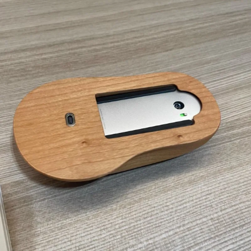 

НОВАЯ оптимизированная база для мыши из орехового дерева на заказ, подставка для клавиатуры Miaokong, эргономичная противоскользящая подставка для ног, увеличивающая высоту мыши