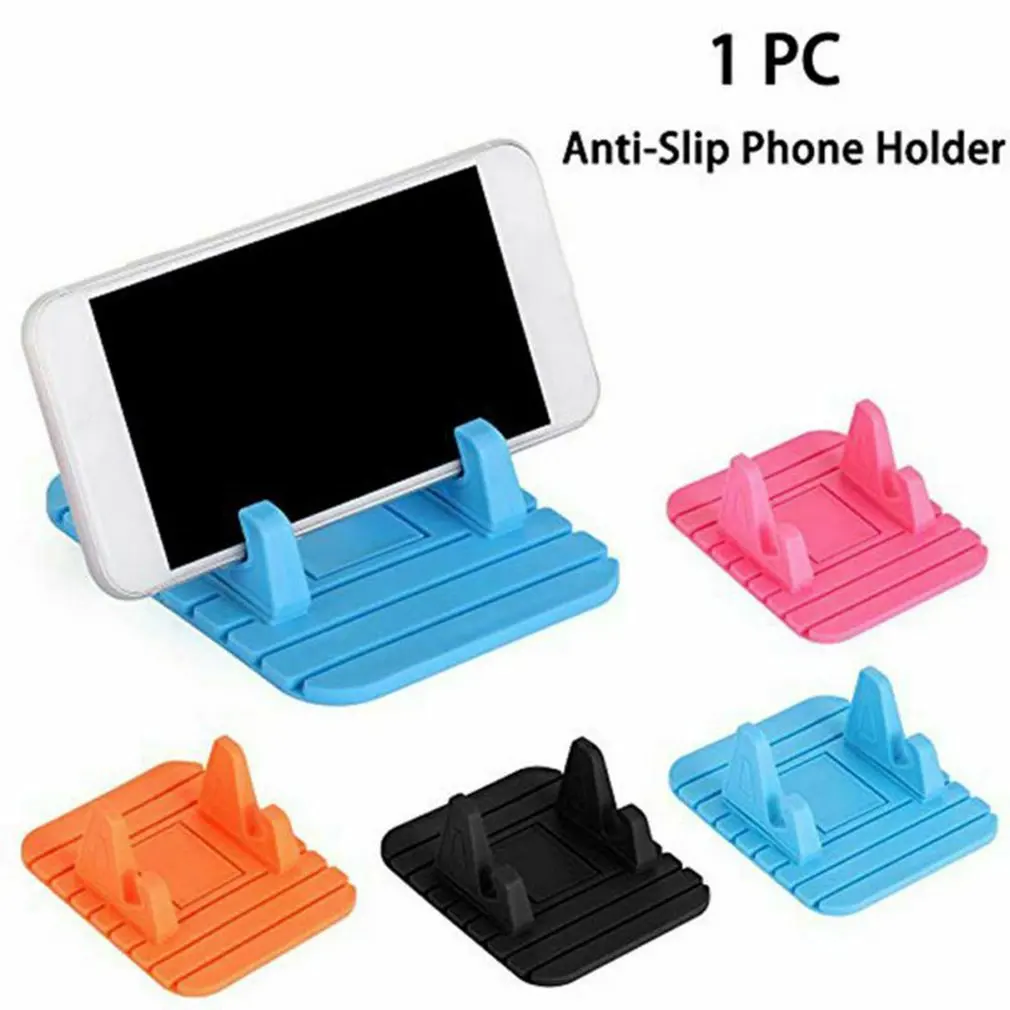 Supporto per cruscotto per auto con tappetino antiscivolo in silicone Supporto universale per telefono da scrivania per iPhone Samsung Xiaomi nel