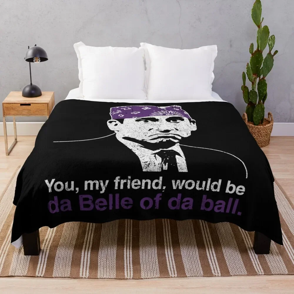 Prison Mike - Da Belle of Da Ball Throw Blanket Foldable Soft Warm Blanket for Outdoor Use