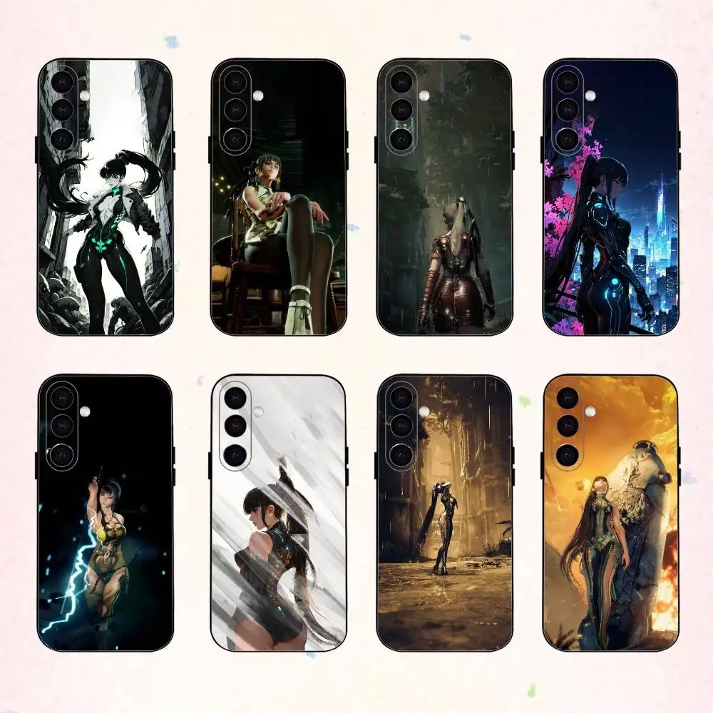 

Adventure Game S-Stellar Blade phone Case For Samsung Galaxy A73,A72,A71,A70,A53,A52,A51,Others Soft Black Shell