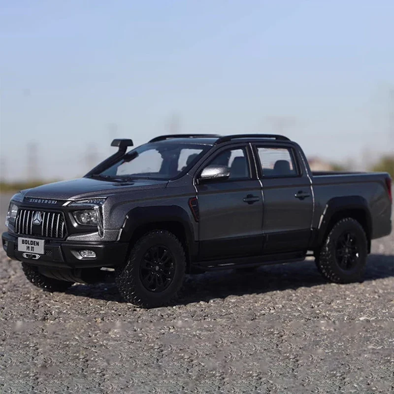 1:18 Scale Boloen S9 Pickup 4X4 SUV Off-road Simulation Alloy Car Model Static Dispaly Collectible Toy Gift Souvenir Decoration