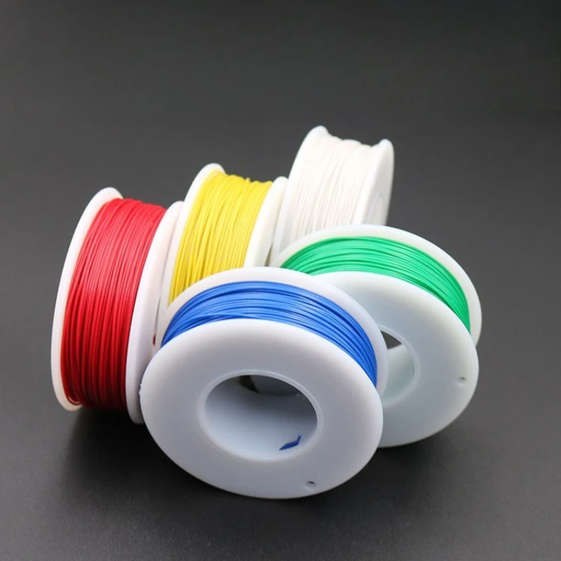 

50 м 30AWG 5 цветов DIY провод ПВХ луженый медный электронный провод гибкий силиконовый многожильный кабель комплект устойчивый к высоким температурам