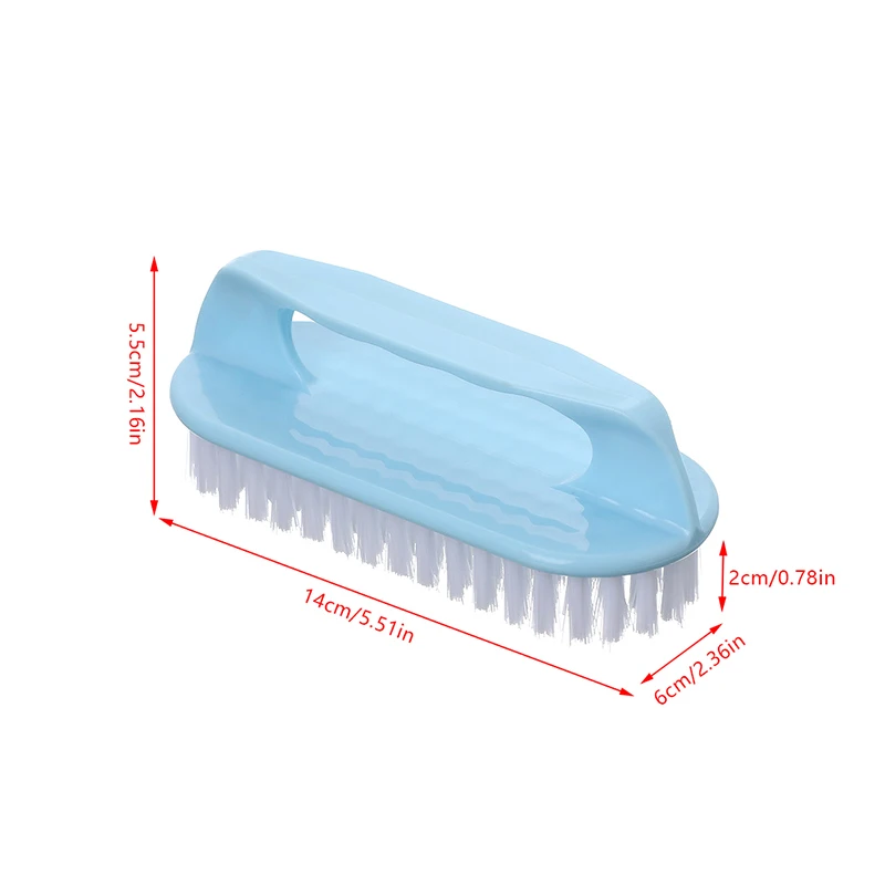 Scrubbing Brush Hard Bristled Laundry Clothes Shoes Scrubbing Brush Portable Plastic Hand Cleaning Brush Kitchen Bathroom