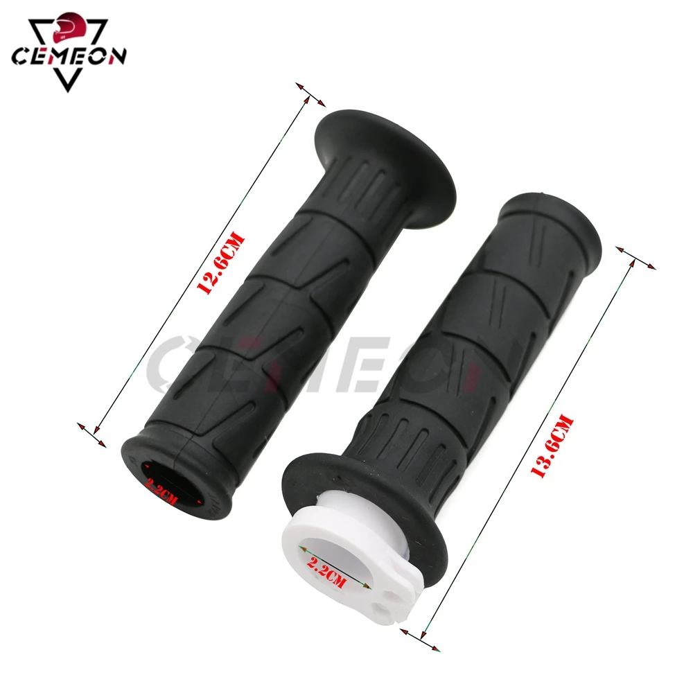 For Kawasaki Z1100 GPZ900R GTR1000 KZ1000 ZX-10R W800 ZRX1100 ZR1100 Motorcycle 7/8 Inch 22MM Rubber Handlebar Cover Grip Grips