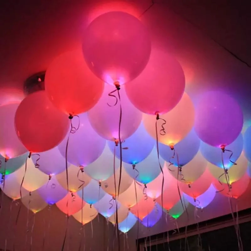 

Mini Balloon Lights 1/5/10PCS Balloon Lamp Glow Flash Lights Christmas Wedding Decoration Outdoor Garden Birthday Party