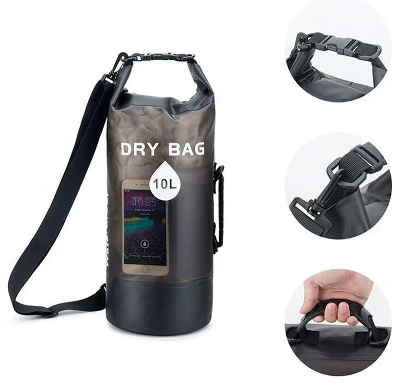 Waterproof Bucket Bag for Outdoor Sports, Beach Bag for Beach, Hot Spring Swimming