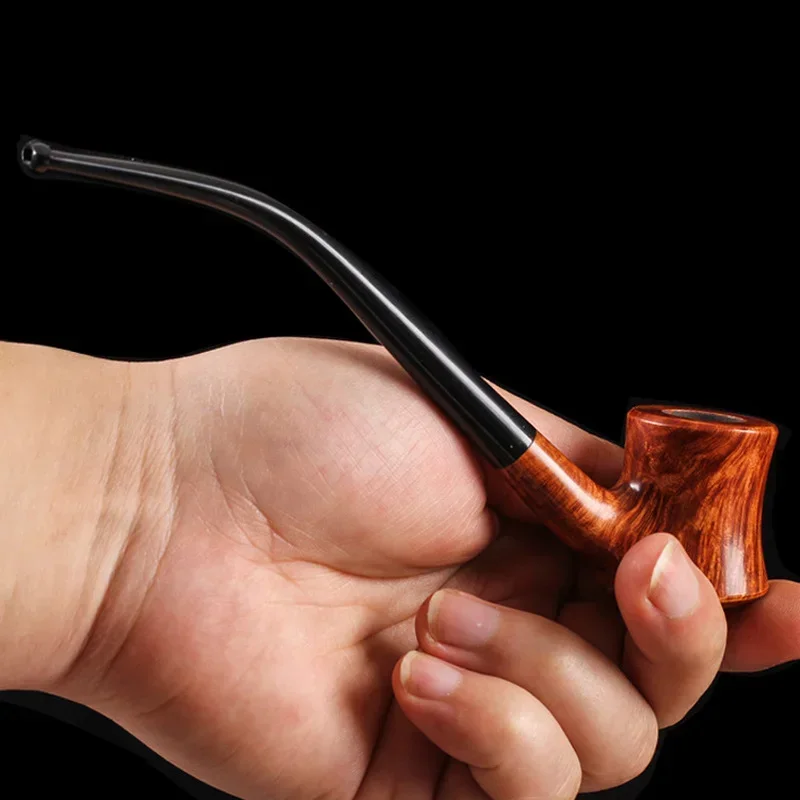 Smoking Pipe BriarWood Pipe Long Stem Briar Pipes Churchwarden 3MM Metal Filters Hot Sale Free Smoking Tools