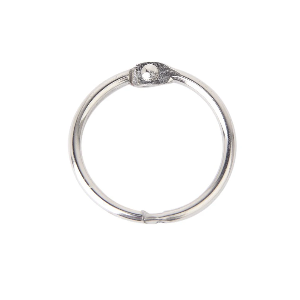 

10pcs Nickel Plated Metal Buckle Rings 65mm Inside Diameter 70mm External Silver Articulated Albums Scrapbooks Notebooks