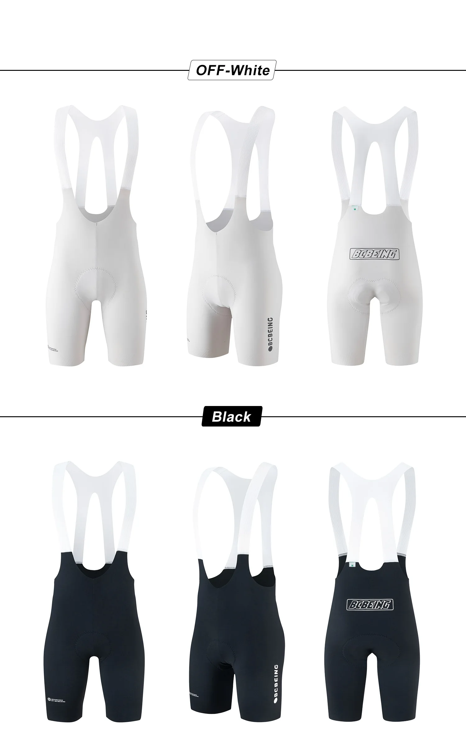 BCBE-ING PRO RACE Training Radsport-Trägerhose Leichtes Schnelltrocknendes Atmungsaktives Gewebe Mit Italienischem 120kg Dolomiti-Dichte-Polster – Detail 8