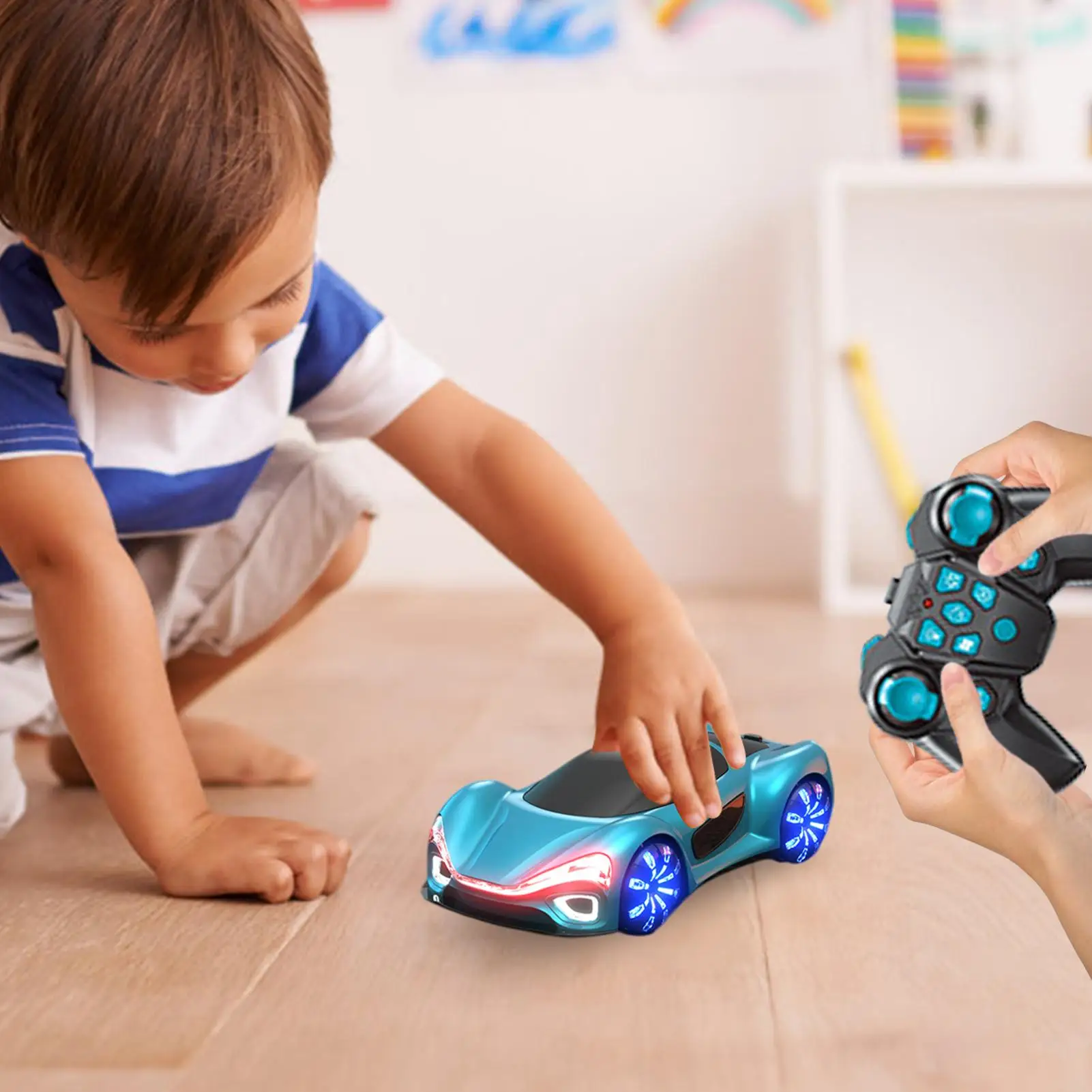

Gesture Sensing RC Stunt Car 2.4GHz 360-Degree Rotation Rechargeable Drift with Light Gesture Sensing RC Car for Kids Christmas
