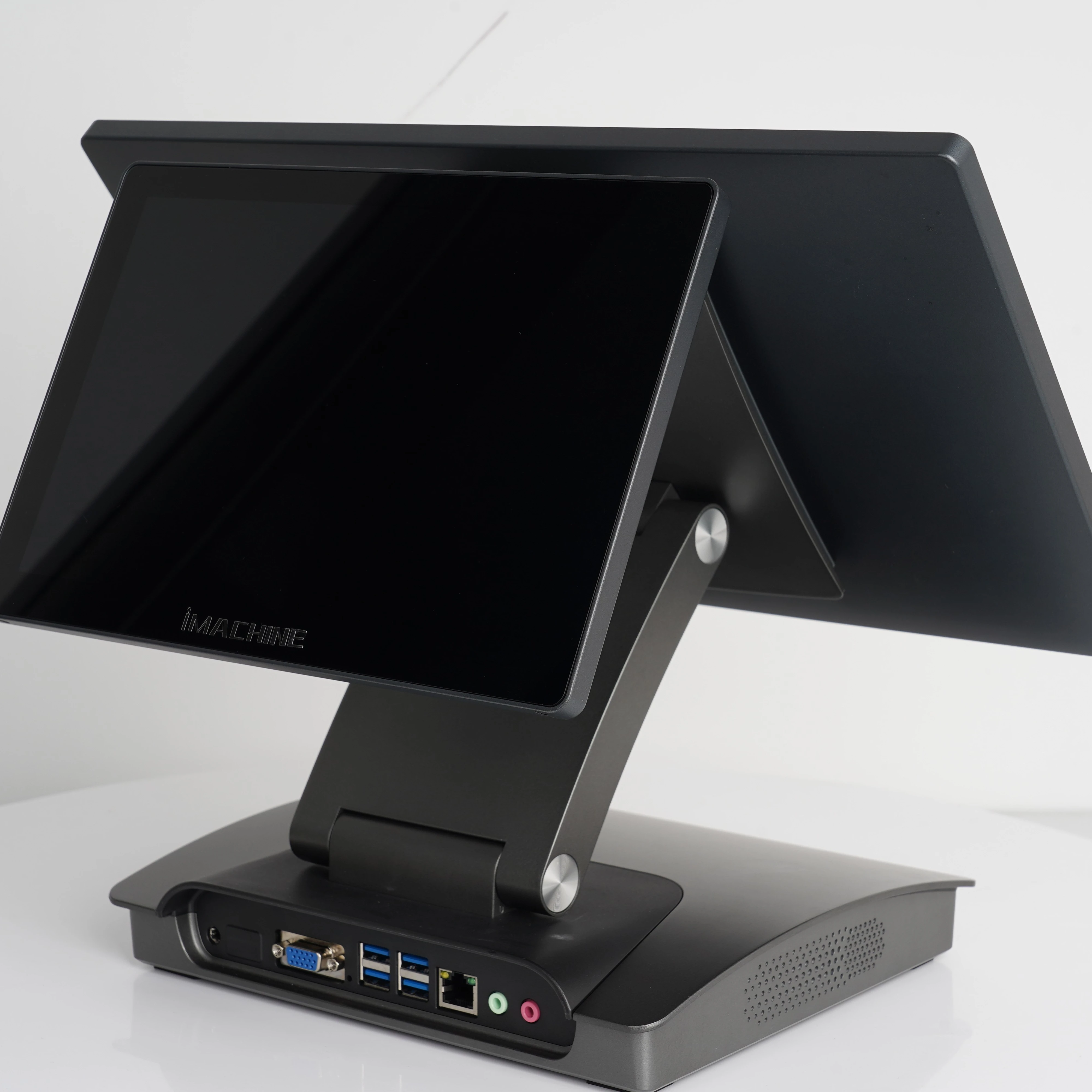 

Touchscreen Android 13 RK3568 Pos Terminal Desktop 15.6'' +10.1'' Dual Screen Smart Restaurant Ordering with BT WIFI Pos Systems