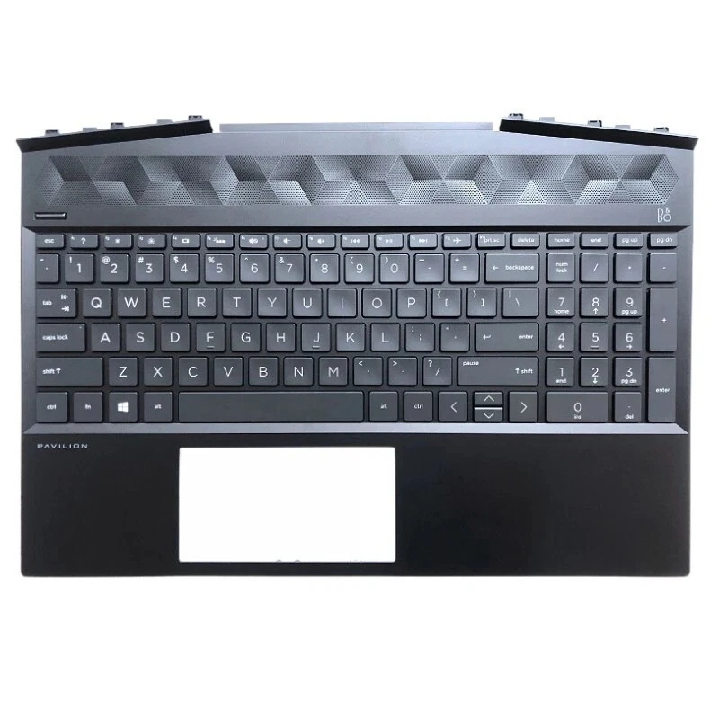 

f New For HP Pavilion Gaming 15-DK Palmrest Case w/ US Keyboard L57594-001