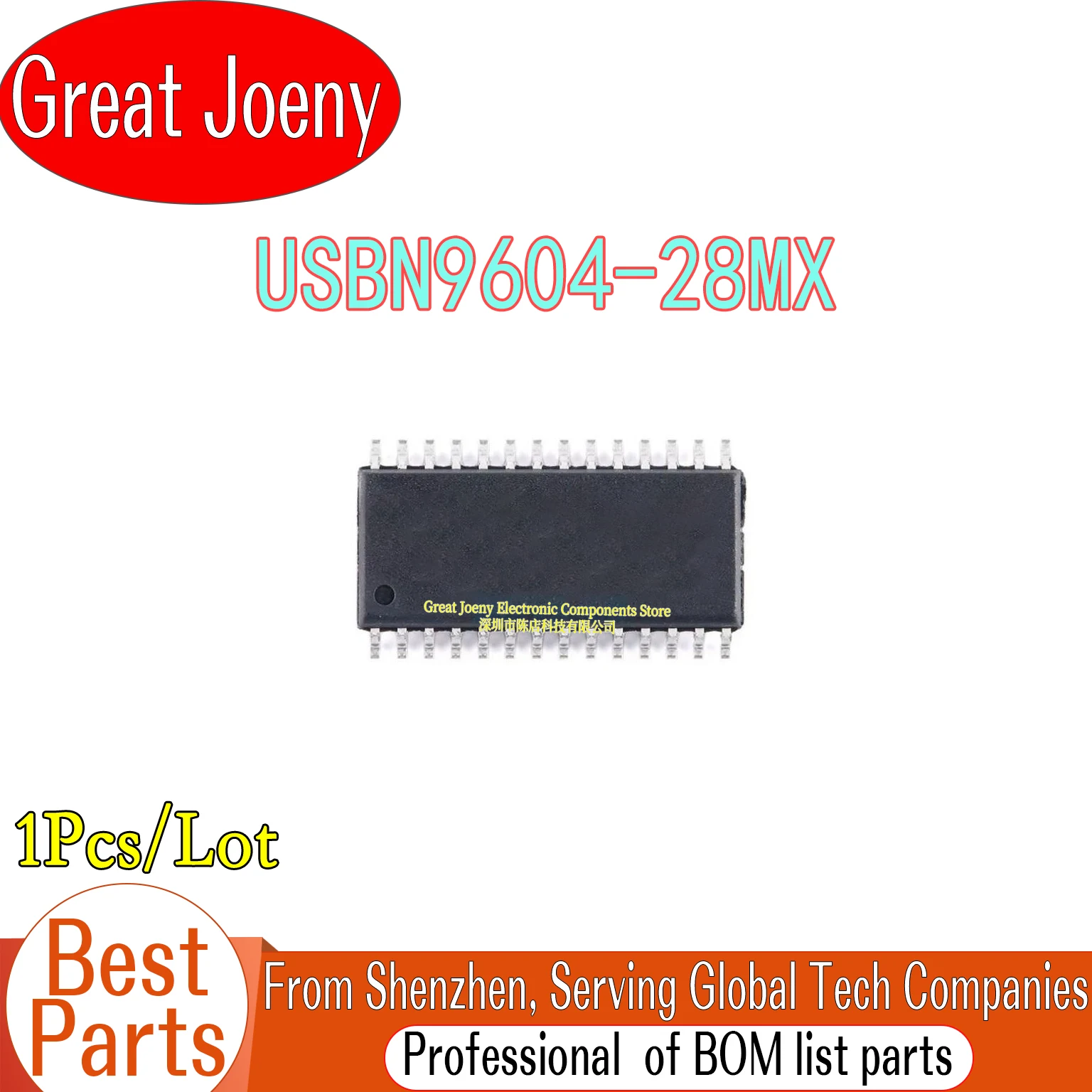 

100% New Original USBN9604-28MX USBN9604 USBN9604-28M IC Chipset SOP-28