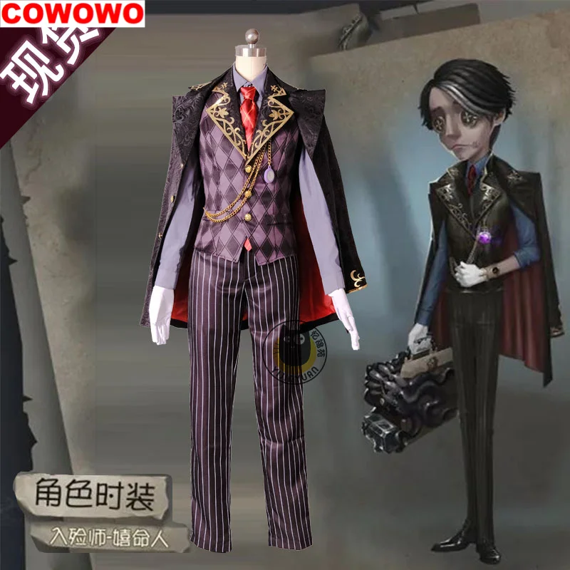 

COWOWO Identity V Undertaker Aesop Carl Men Cosplay Costume Cos Game Anime Party Uniform Hallowen Play Role Clothes Clothing