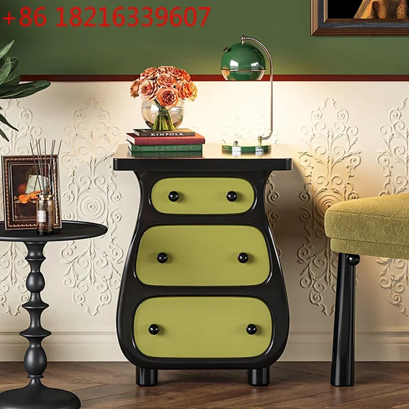 YAO Classic Design Nightstand Modern Beauty Storage Minimalist Nightstand Trendy Drawers Mesa De Cabeceira Bedroom Furniture