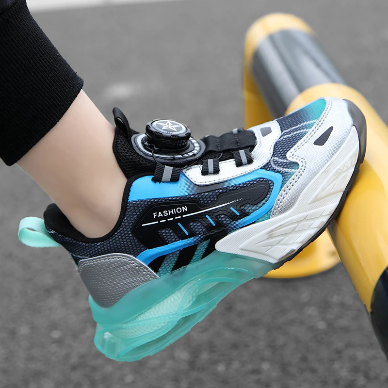 New Children Casual Shoes Four Seasons Kids Mesh Sneaker Non-slip Basketball Sports Shoes Boys Girls Sneaker Outdoor Shoes