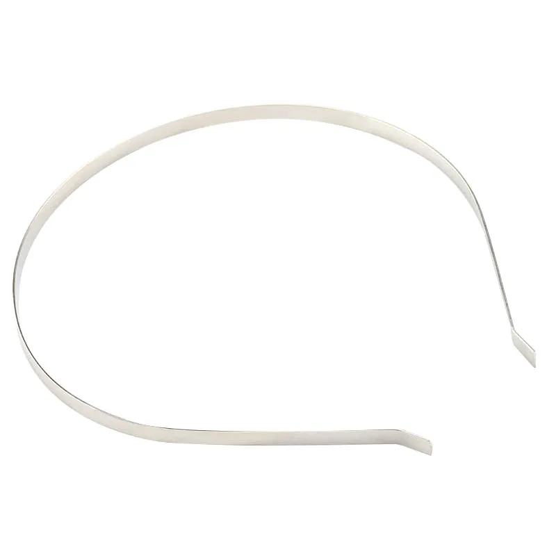 5 Stks/partij 3/5/6/7 Mm Haar Hoofd Hoop Rvs Band Blanco Bands Voor Hoofddeksels maken Platte Basisafstelling Fit Diy Haar Sieraden