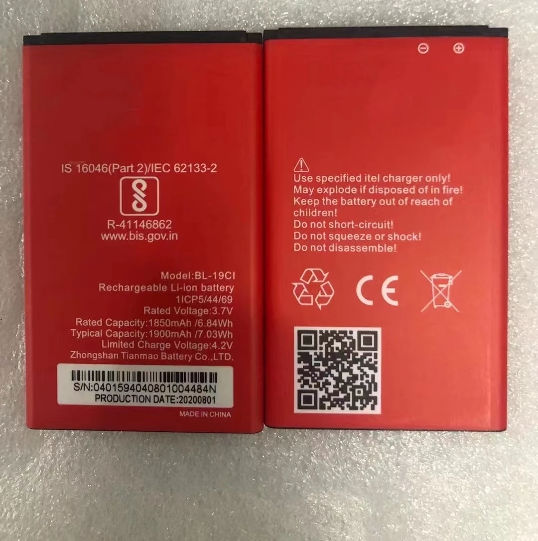 New 1900mAh BL-19CI battery for itel it5232 it2590 BL-19CI mobile phone battery