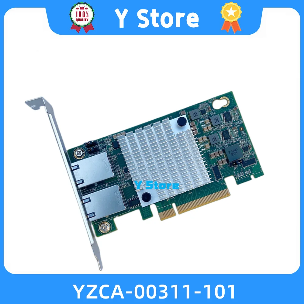 Y Store Original For INTEL X540-T2 PCI-E Dual Port 10 Gigabit Electrical Interface Network Card, RJ45 Inspur YZCA-00311-101