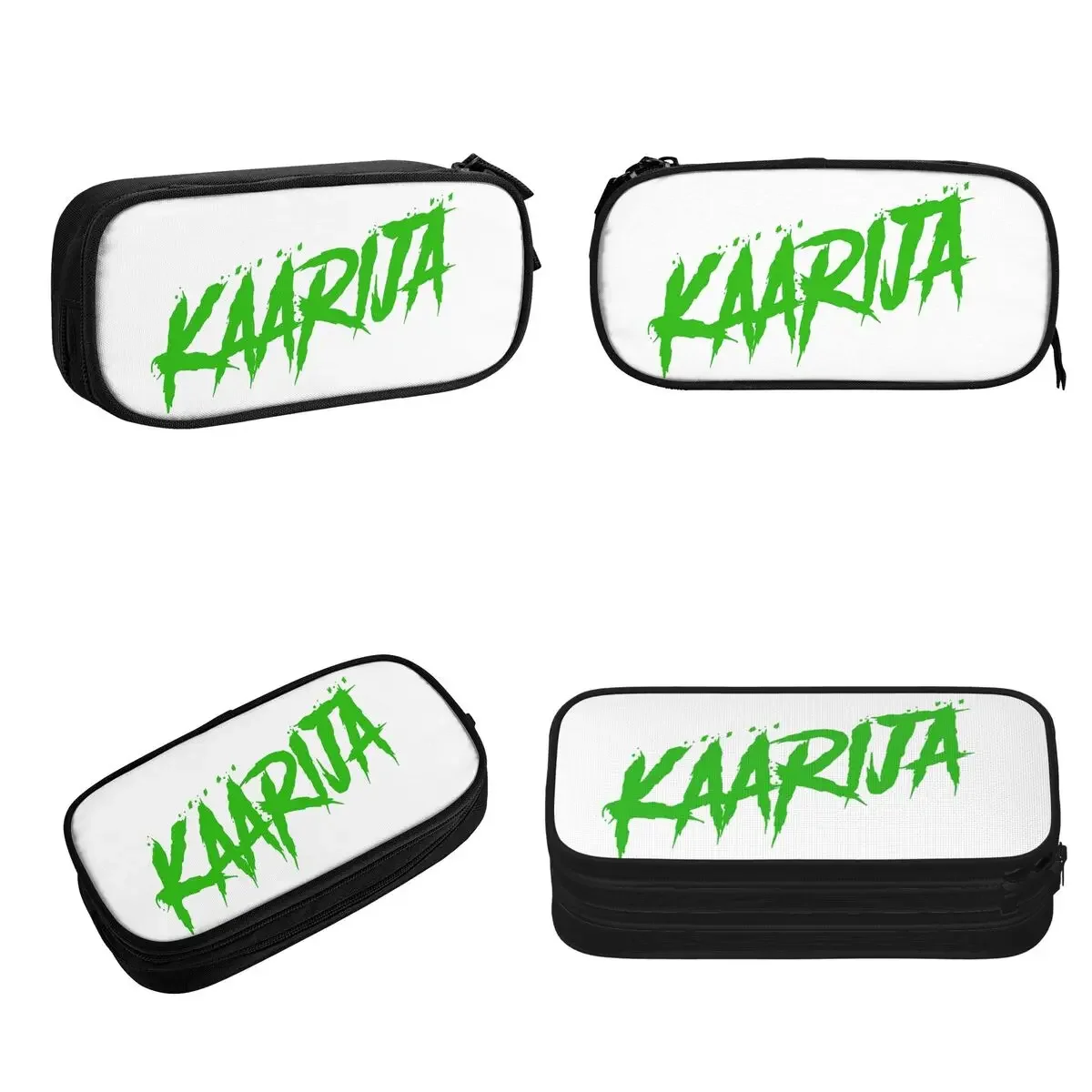 Kaarija Logo Pencil Cases Large Capacity Pen Bags Pen Box Pencil Pouch For Boys Girls Students Stationery School Office