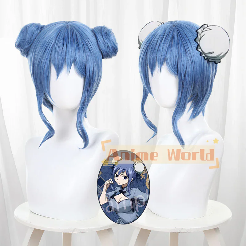 

Fairy Tail X Animega Juvia Lockser China Dress Cheongsam Cosplay Wig