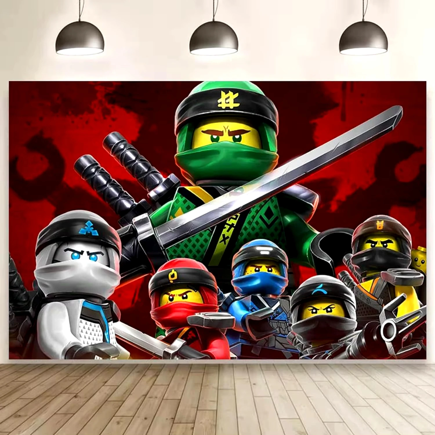 Ninjago Party Dekorationen Teller Becher Geschirr Tortendekoration Servietten Geschenke Geburtstagsparty-Zubehör Hochzeitszubehör Belohnungen Preise – Detail 12