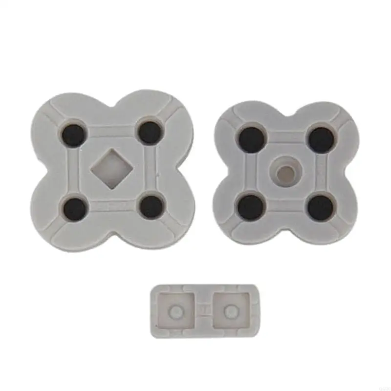 Q6RC Silicone Adhesive Tombol Pads Pads Repalcement Accessory untuk Controller