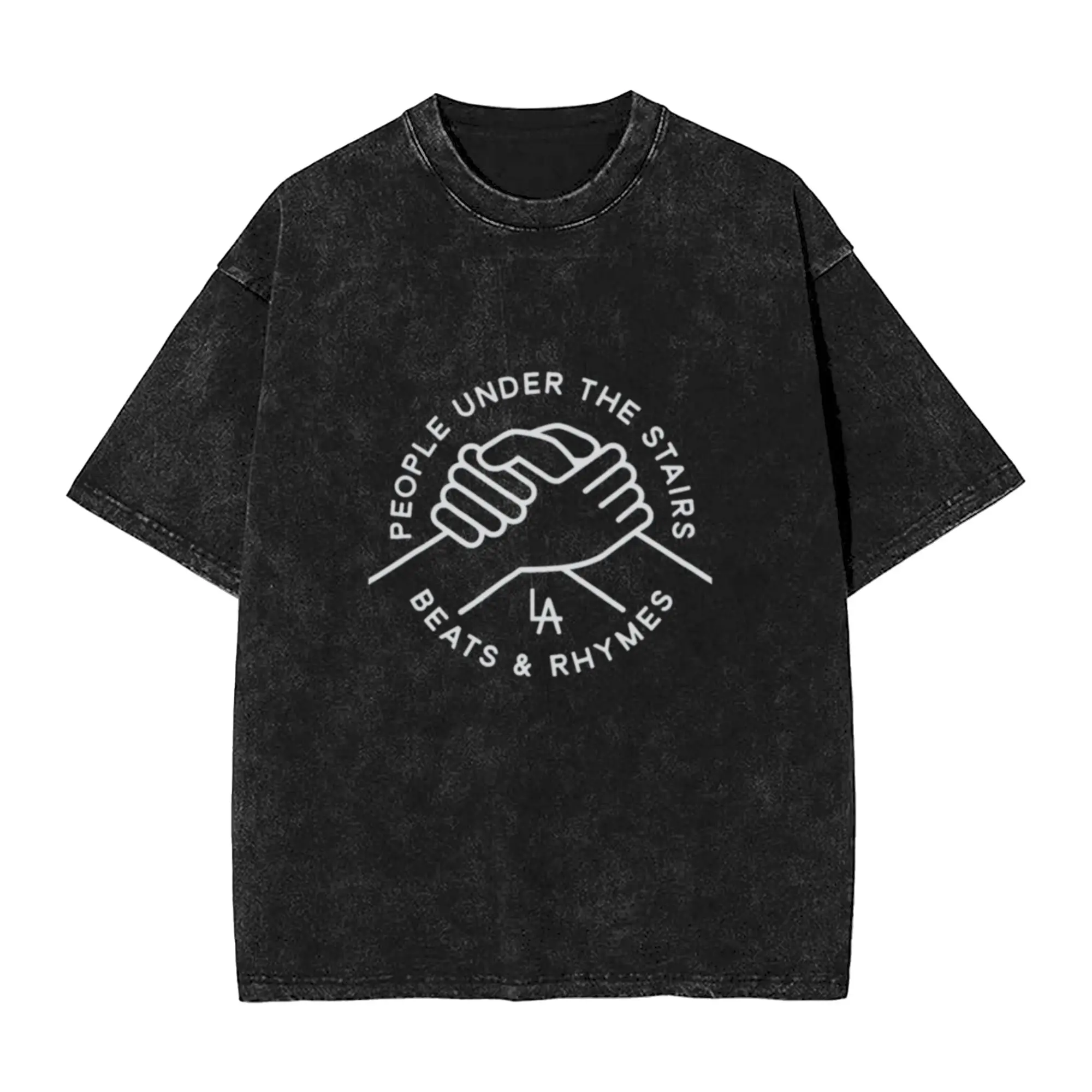 People Under The Stairs Handshake Unique Comfort A Vintage Oversized Cotton Unisex T-Shirts