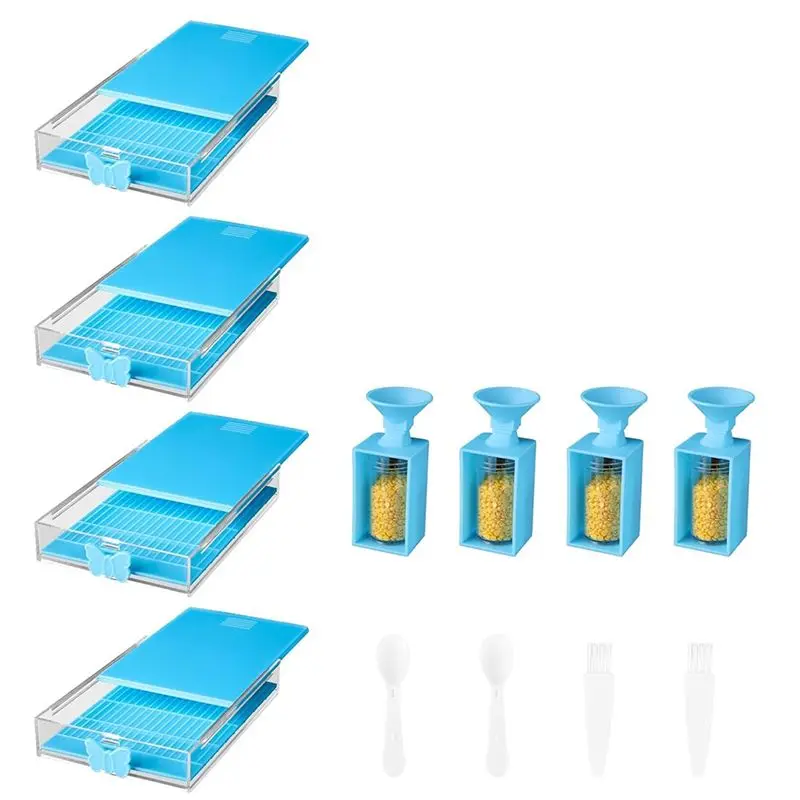 

Multifunction 12-Pack Trabricks Stackable Diamond Art Trays With Lids, Diamond-Painting Art Kits For Adult For DIY Art Craft