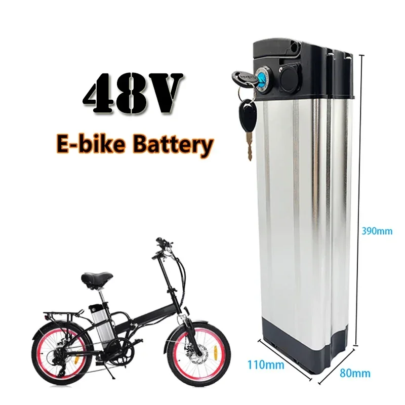 For HaiBa 48V Ebike Battery Pack 15/20/25Ah Shengmilo MX20 Folding Fat Tire Snow Bike Electric Bicycle