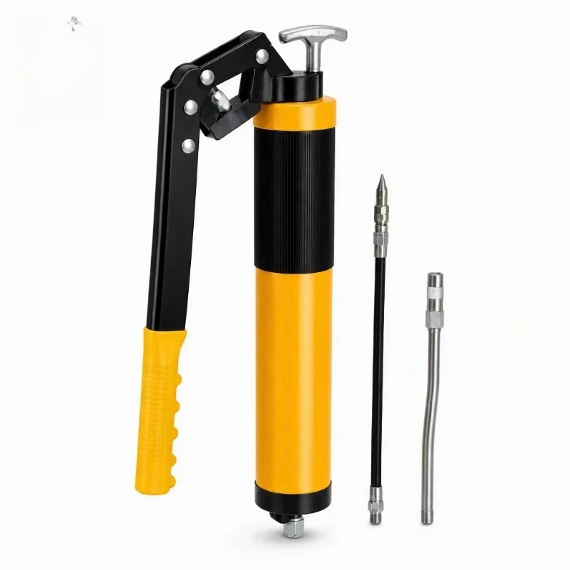 600CC Heavy Duty Excavator Grease Gun High Pressure Manual Lubrication Tool for Construction Machinery Maintenance