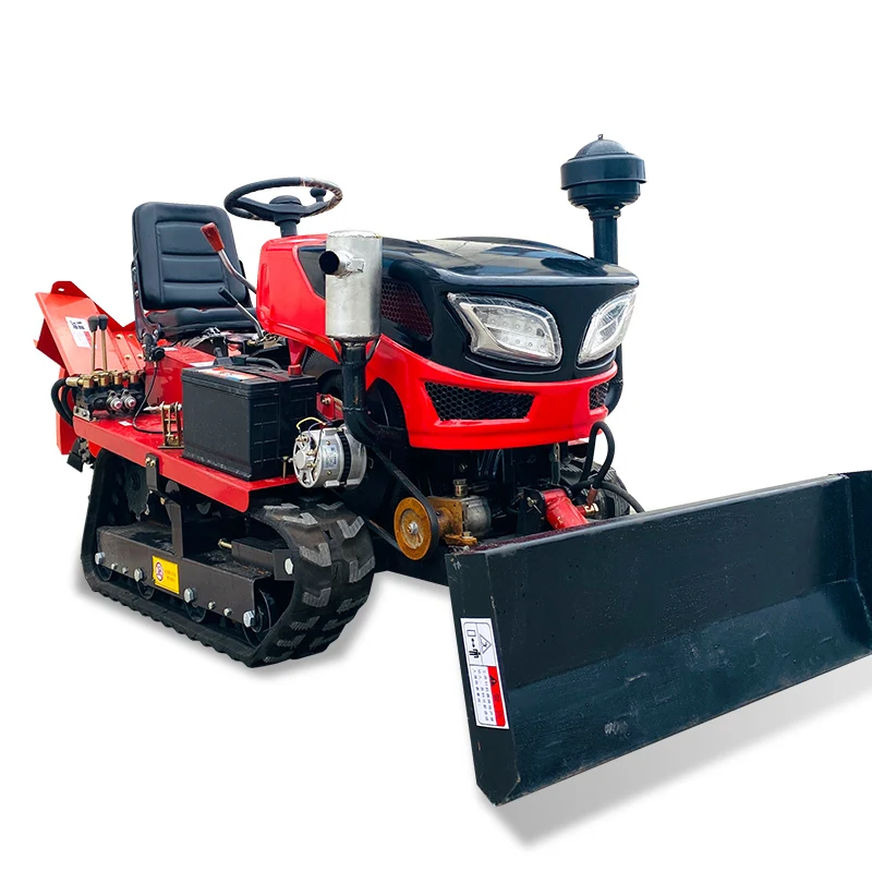 

Customized Easy-Operate Agricultural Mini Cultivator Multi-Functional Cultivator Tiller Crawler Tractor with Excavator