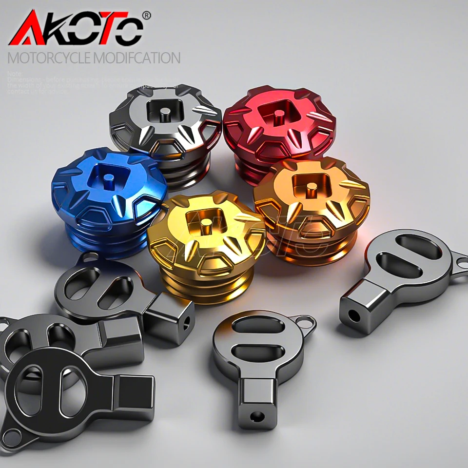 

2026+ Motorcycles CNC Anti theft Engine Oil Filler Cap Cover For KTM 690 790 890 990 1290 1390 Duke ADV 890Duke SuperDuke Parts