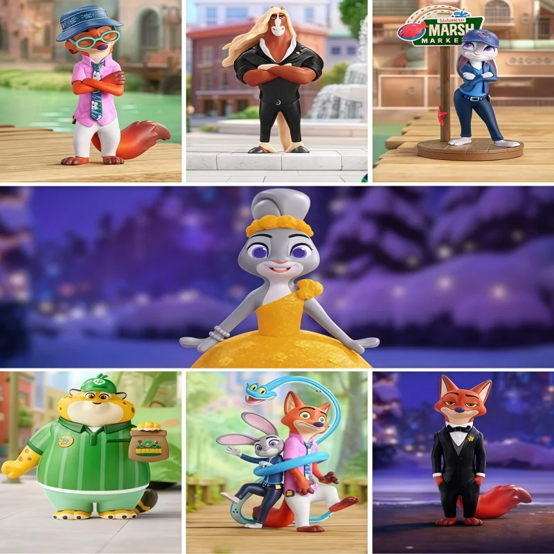 Zootopia 2 Nieuwe Reis Serie Mode Blind Box Leuke Judy Nick Clawhauser Desktop Ornamenten Beeldje Valentijnsdag Cadeau