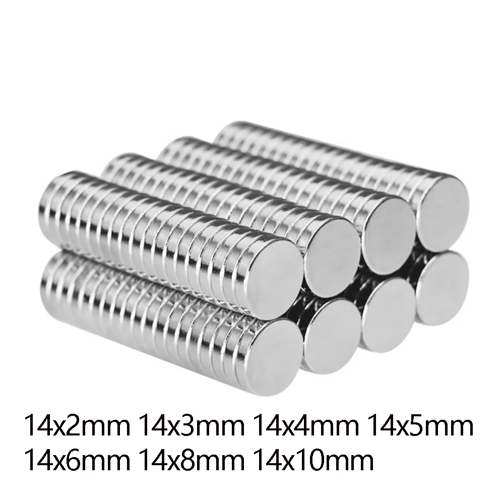 14x3mm Disc Rare Earth Magnet 14x2 Fridge Round Magnets Strong 14*4 N35 14*10Permanent Neodymium Magnets 14*5 14x6 14x8 14x10